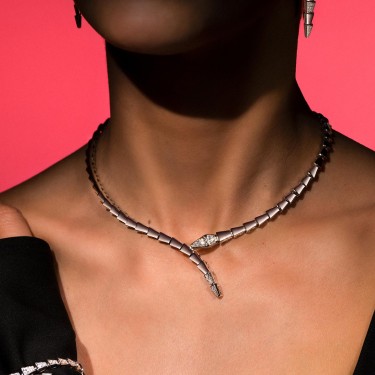 Luksuzna ogrlica u srebru sa cirkonima