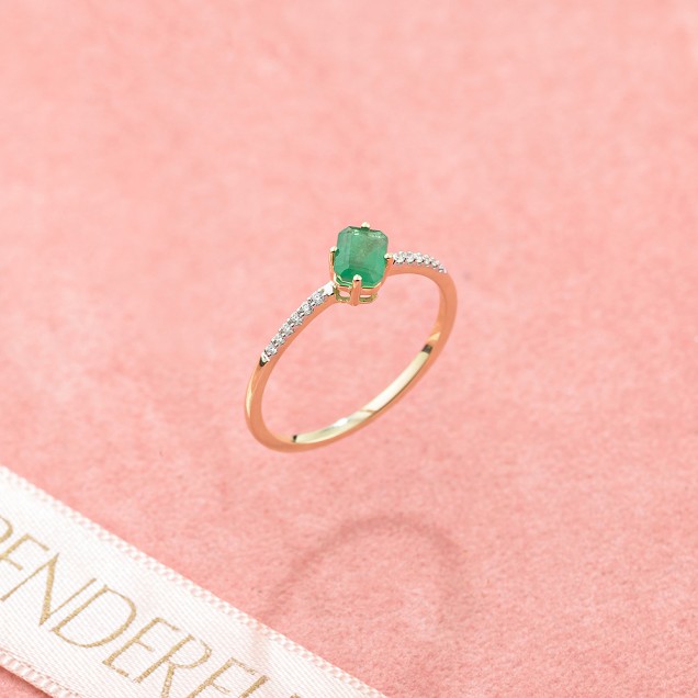 Verenički prsten sa smaragdom