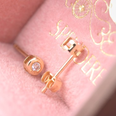 Zlatne minđuše sa brilijantima